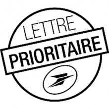 Image MENTION POSTALE LETTRE PRIORITAIRE IJ40 ET + 4143250K 01